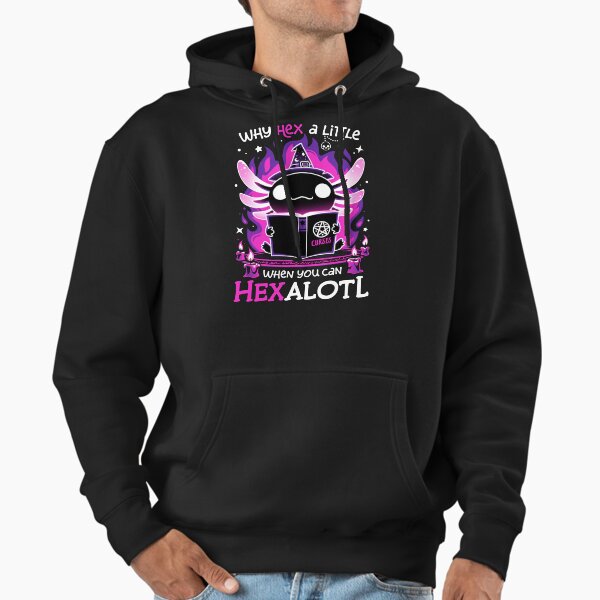 Axolotl Witching Hour - Spooky Salamander Hoodie