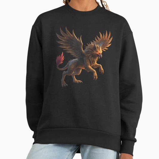 Gryphon - Mythic Creature Fantasy Art Sweatshirt