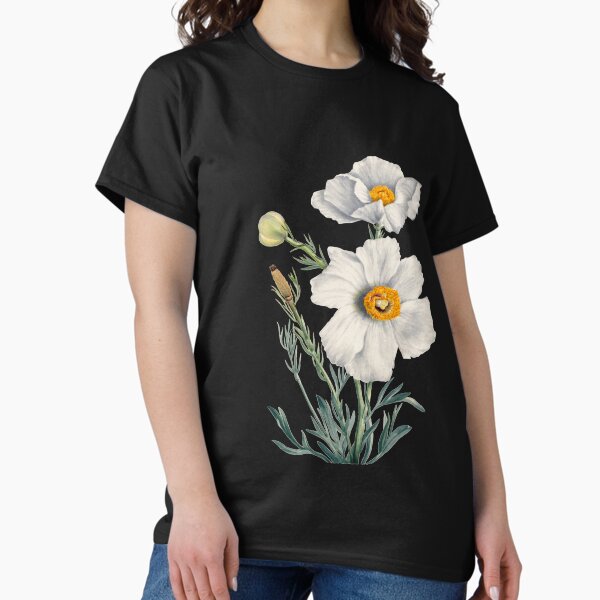 Vintage Matilija Poppy Flower T-Shirt