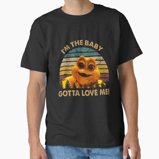 Graphic Baby Sinclair character naughty T-Shirt