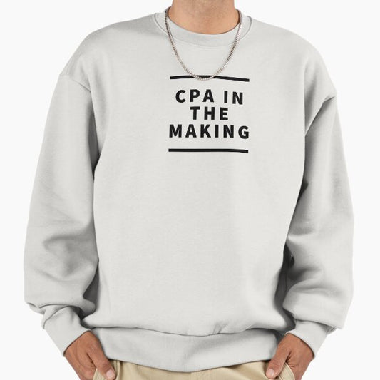 CPA in the making Future CPA Stylish Text Design. Sweatshirt
