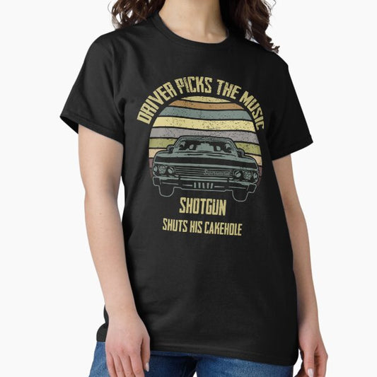 Driver picks the music shotgun shuts his cakehole T-Shirt
