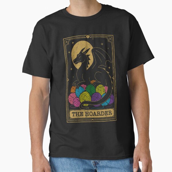 The Hoarder – Dragon of Yarn (Gold w/Color Edition) T-Shirt