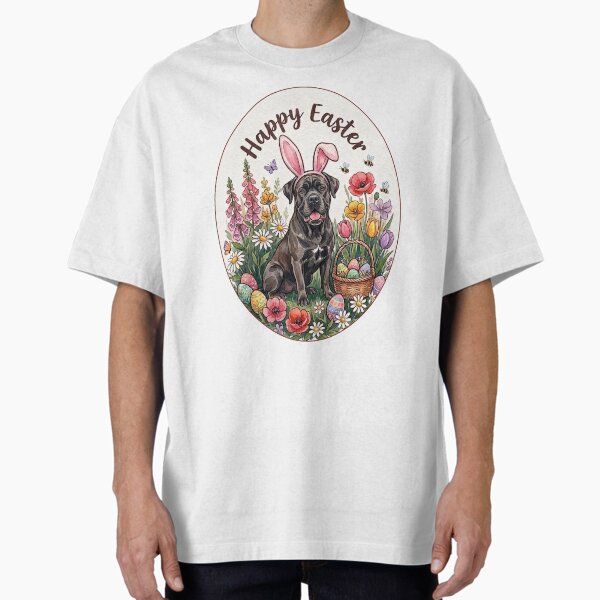 Funny Cane Corso Happy Easter Egg Bunny Mom Dad Kids T-Shirt
