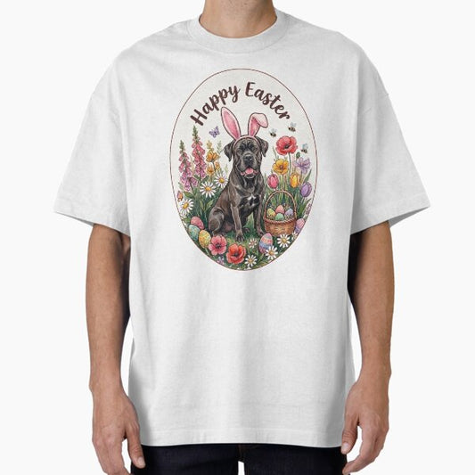 Funny Cane Corso Happy Easter Egg Bunny Mom Dad Kids T-Shirt