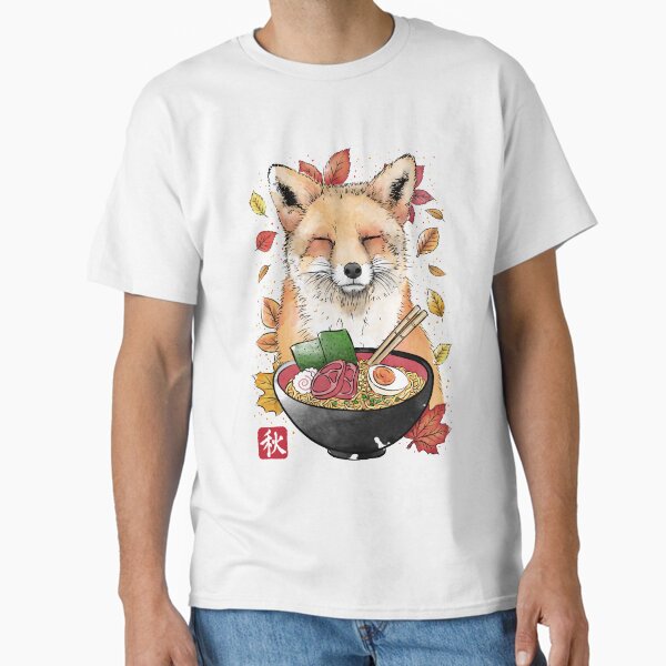 Fox, Leaves and Ramen T-Shirt