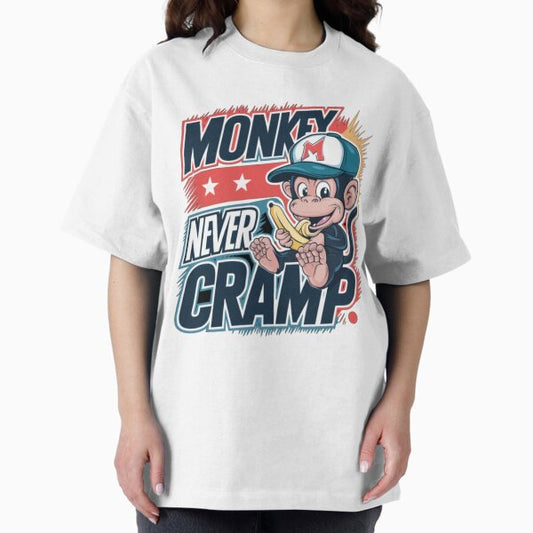 Monkey Never Cramp - Funny Quote Bananas 2 T-Shirt