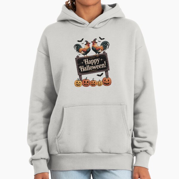 Halloween Chicken Halloween Fall Junk Journal Chicken Happy Halloween Hoodie
