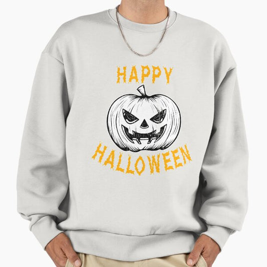 Scary Face Jack o Lantern Halloween Holiday T shirt Sweatshirt