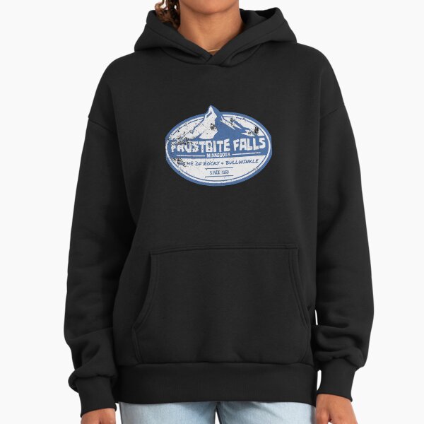 Frostbite Falls, distressed Hoodie