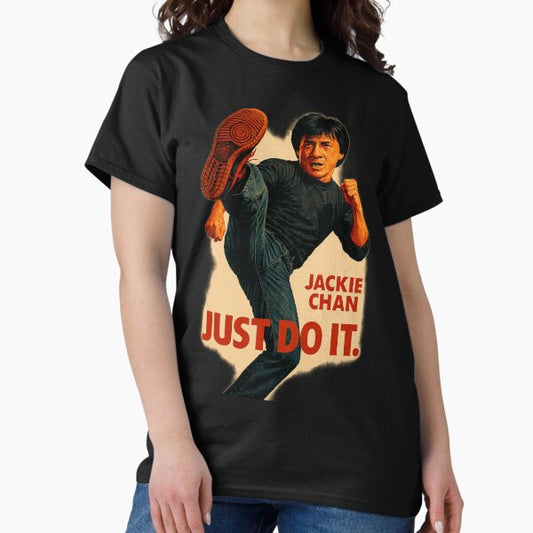Jackie Chan Just Do It kicking T-Shirt