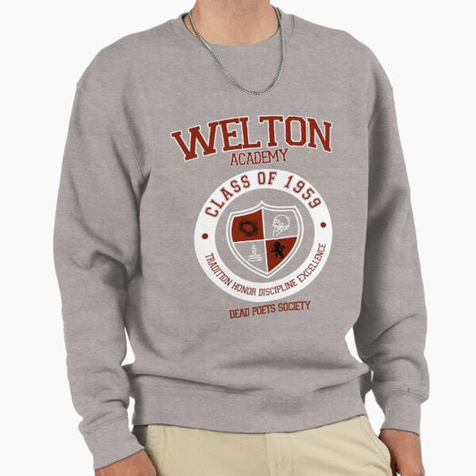 Welton Academy Logo, Dead Poets Society. Sweatshirt