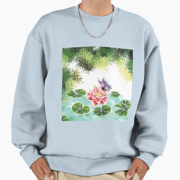 Butterfly on Lotus T-Shirts Accessories Sweatshirt