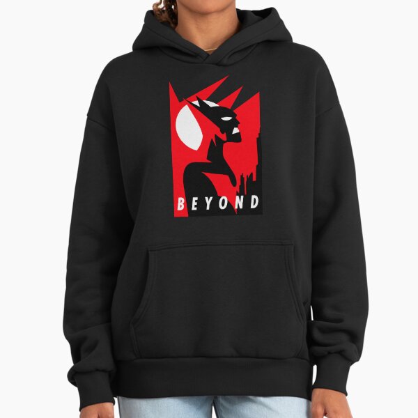 Terry Beyond – Futuristic Dark Hero Silhouette Hoodie