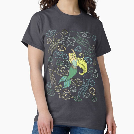 Mermaid in the ocean T-Shirt
