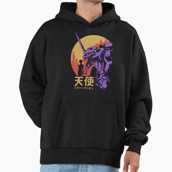 Neon Genesis Evangelion Retro Vintage Hoodie