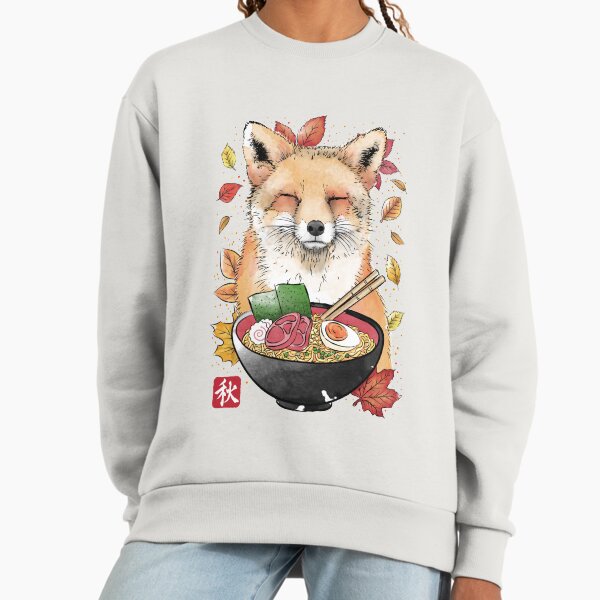 Fox, Leaves and Ramen Sweatshirt