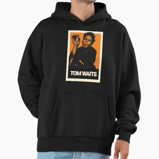 Tom Waits T-Shirts Young Tom Waits Smoke Hoodie