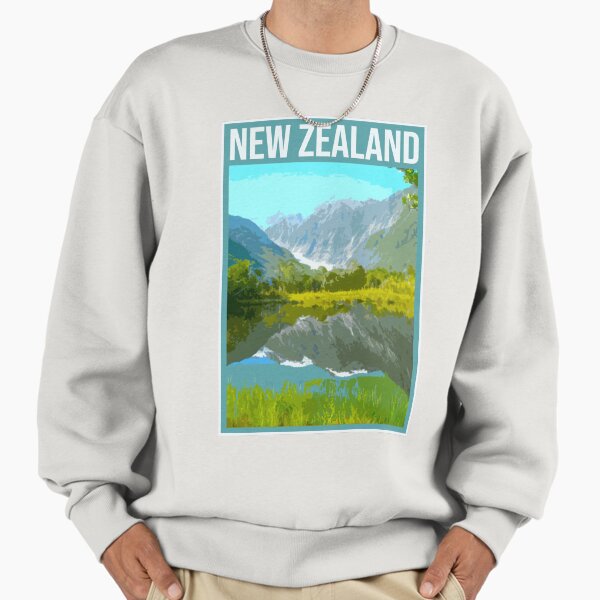 NEW ZEALAND Retro Vintage Travel Poster Sweatshirt