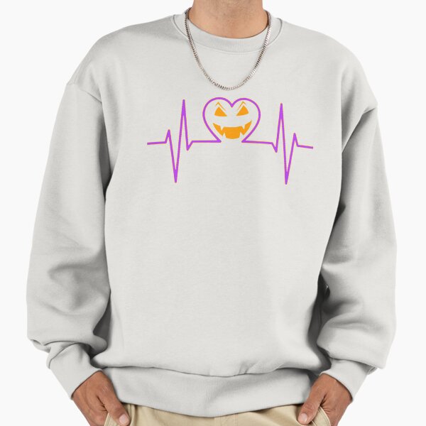 Heartbeat JACK O LANTERN Halloween Holiday T shirt Sweatshirt