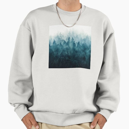 The Heart Of My Heart // So Far From Home In A Misty Foggy Fall Wilderness Forest Sweatshirt
