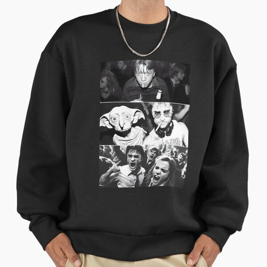Wizards At A Rave Party Meme Sweatshirt