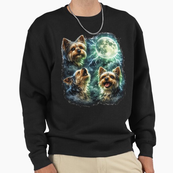 Yorkie Howling at the Moon Sweatshirt