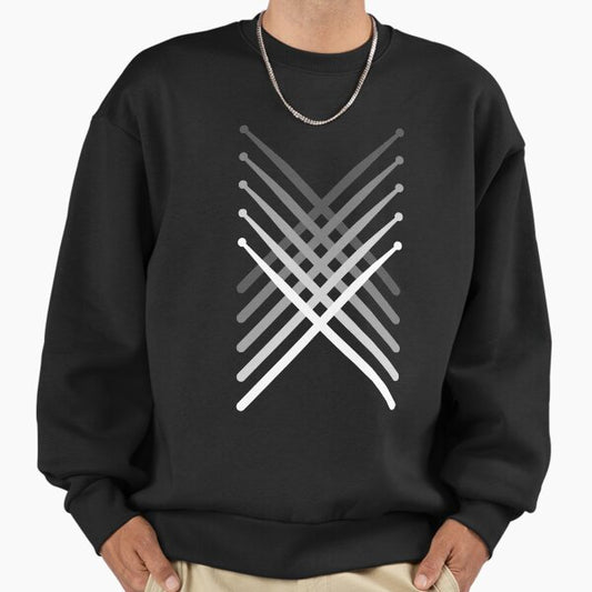 Fading Percussion Drum Sticks Sweatshirt