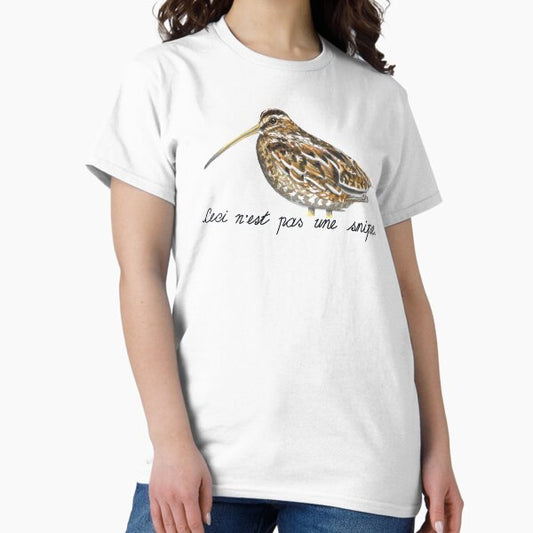 Ceci N'est Pas Une Snipe (Wilson's Snipe) T-Shirt