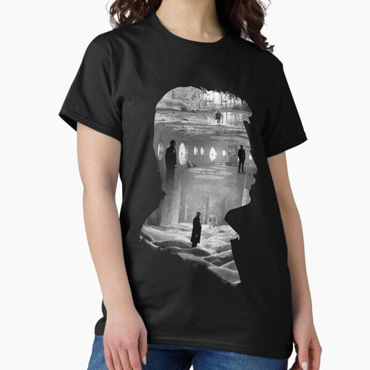 Andrei Tarkovsky Silhouette Collage T-Shirt