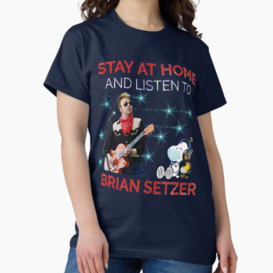 Music Gutar Brian Setzer Top Selling T-Shirt