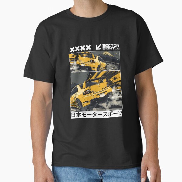 JDM Evo Touge Drift – Japanese Motorsport Streetwear Cyberpunk Racing Design T-Shirt
