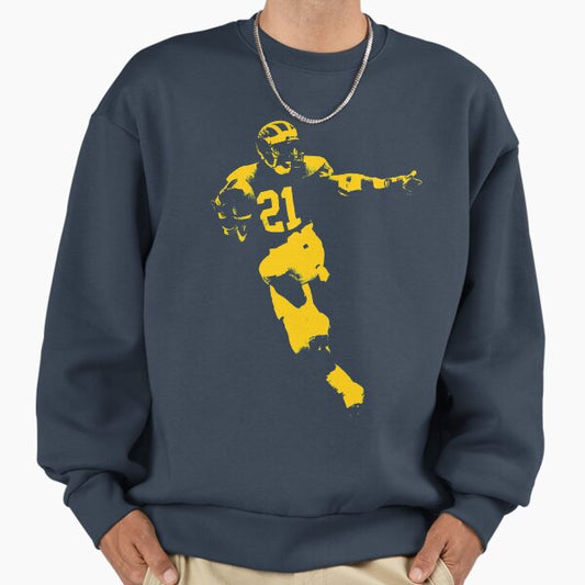 Desmond Heisman Howard - Maize Stencil Sweatshirt