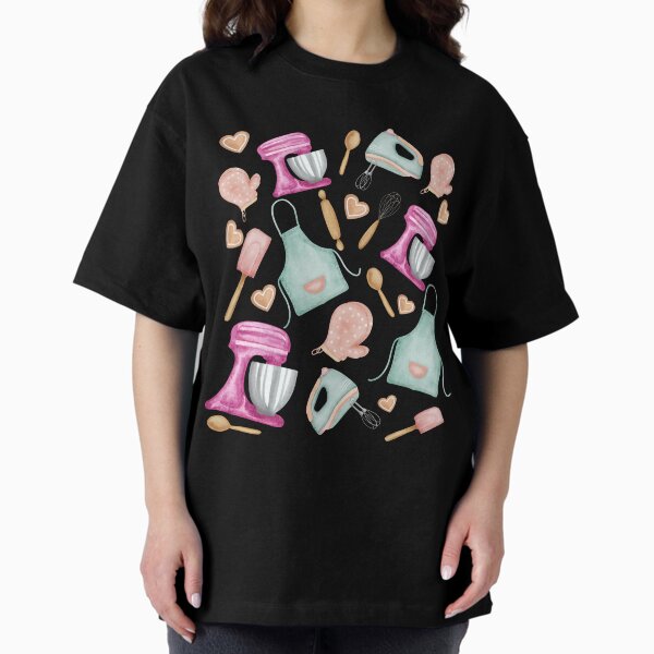 Baking Love Baking tools pattern hand mixer,cake mixer,apron,rolling pin ,cooking gloves,and cookies T-Shirt