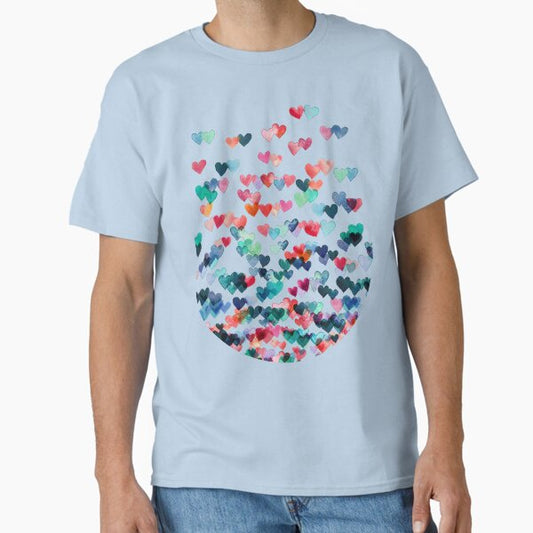Heart Connections - Watercolor Painting T-Shirt