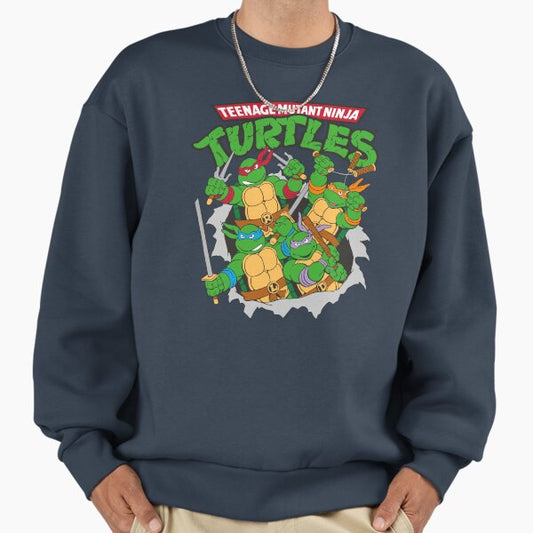 Teenage Mutant Ninja Turtles Retro Classic Ninja Breakout Sweatshirt