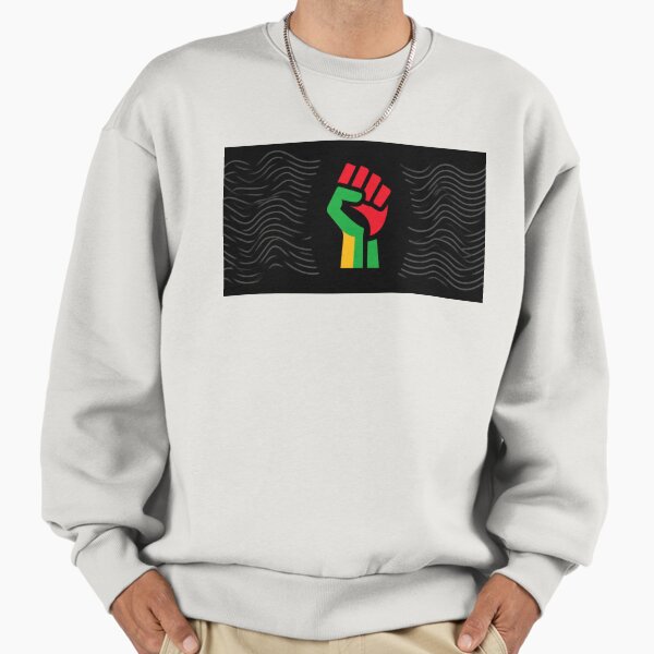 Black power fist symbol in colors Sweatshirt