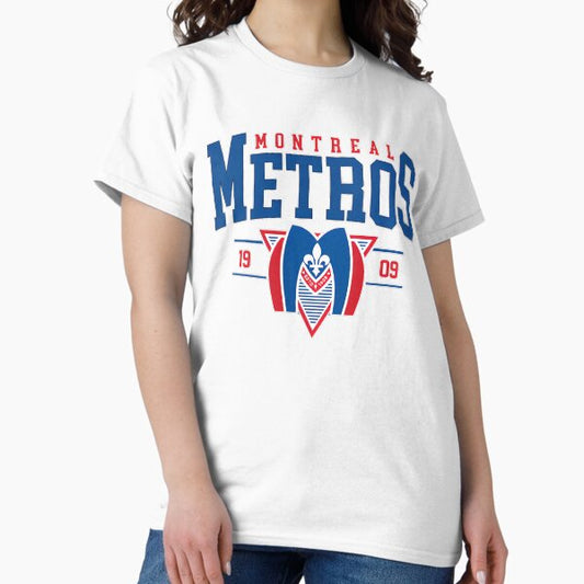 Montreal Metros Hockey Team Hollander Heated Rivalry Vintage 90s T-Shirt