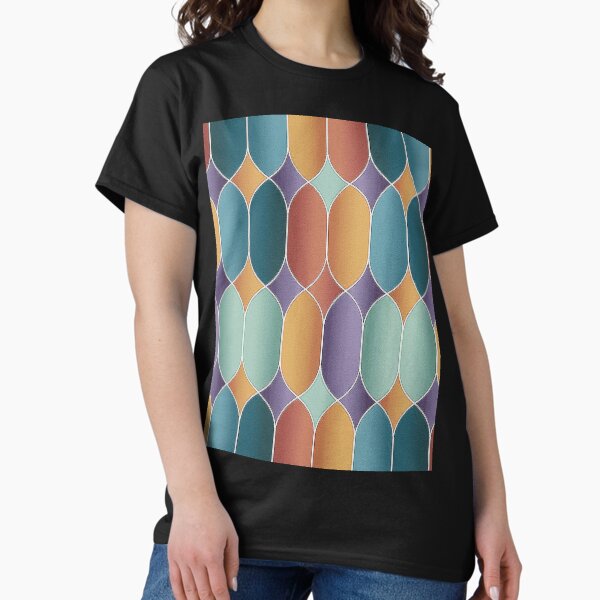 Colorful Oval Pattern. T-Shirt