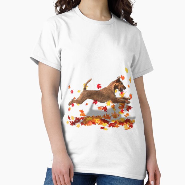 Irish Terrier in the Leaves T-Shirt