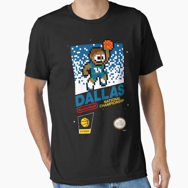 Dallas Mavericks 8bit Videogame Cart T-Shirt