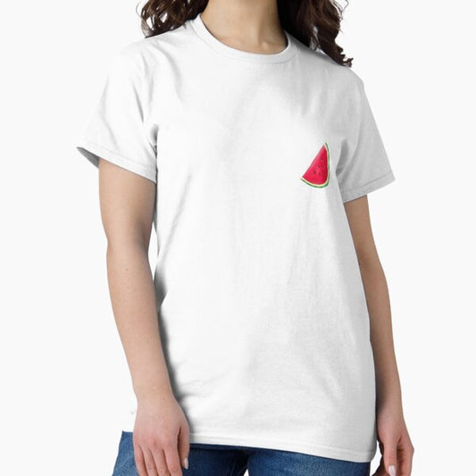Watermelon Slice Free Palestine Symbol Stop Occupation T-Shirt