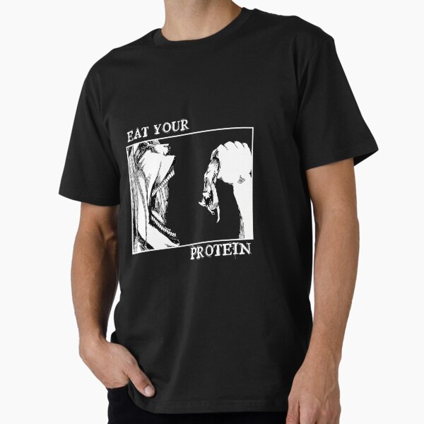 A.T.T.A.C.K On T.I.T.A.N Eat Your Protein Aot Eren Y.E.A.G.E.R Premium T-Shirt