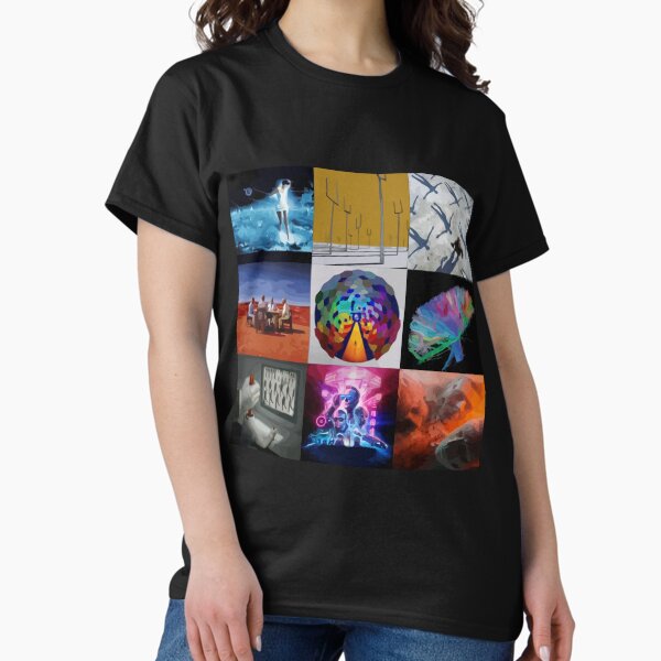 M.U.S.E - Minimalist Discography Collage T-Shirt