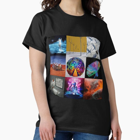 M.U.S.E - Minimalist Discography Collage T-Shirt
