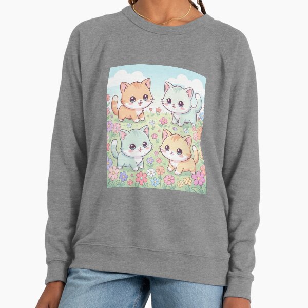 Spring Kittens Lightweight Sweatshirt