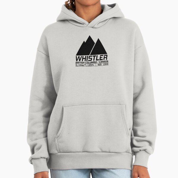 Ski Whistler British Columbia Canada Skiing and Snowboarding Hoodie