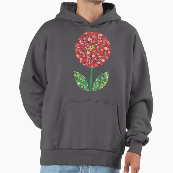 Simple Round Red Dot Flower Hoodie