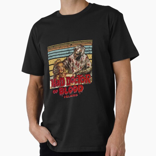 The Mad Doctor Of Blood Island Retro Film Premium T-Shirt