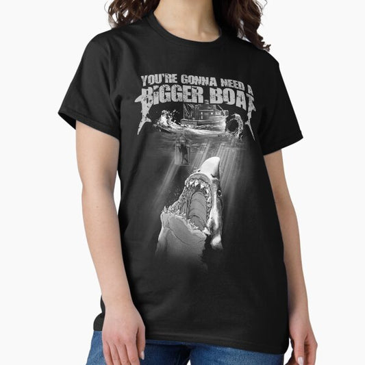 Quint Amity Island You're Gonna Need a Bigger Boat T-Shirt